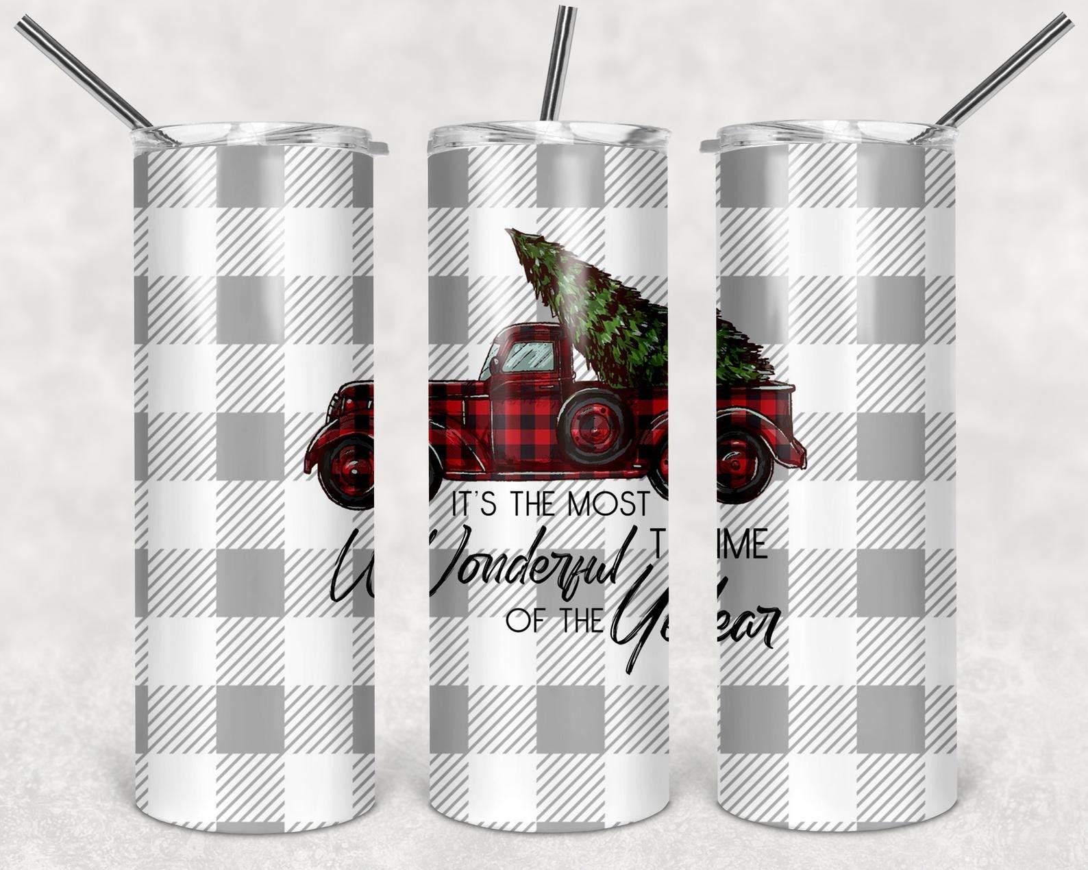 It’s the Most Wonderful Time of the Year – Red Truck, 20oz. Skinny Straight Tumbler, PNG File It’s the Most Wonderful Time of the Year – Red Truck, 20oz. Skinny Straight Tumbler, PNG File