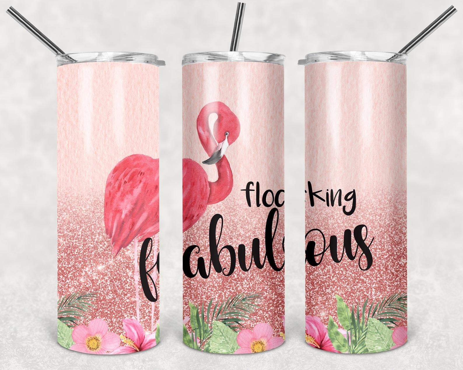 Flocking Fabulous, 20oz. Skinny Straight Tumbler