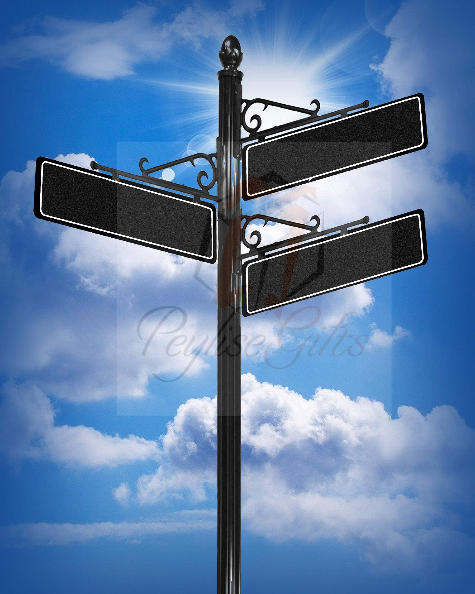 Family of 3 Sign, Custom Gift from Realtor, Street Sign, Road Sign, Family Gift, JPG file