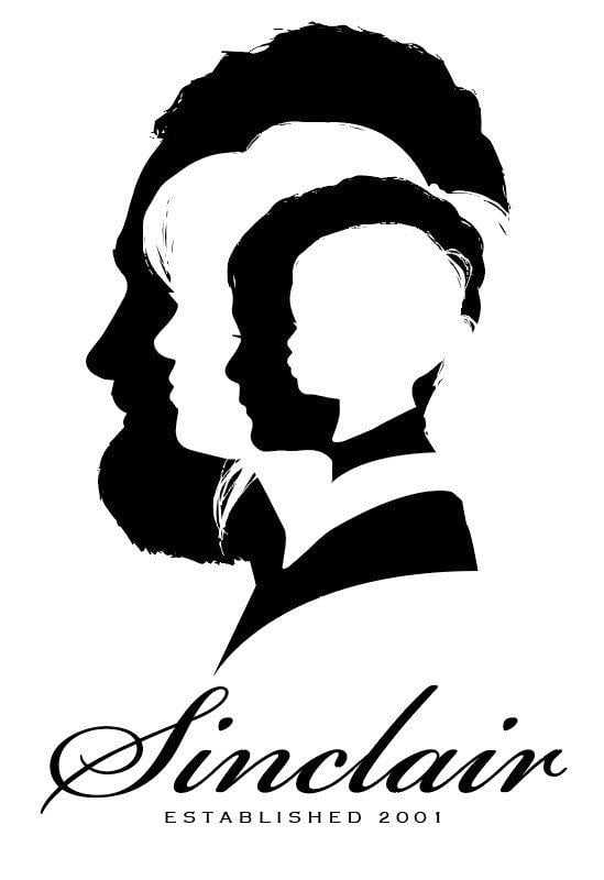 Silhouette Stacked Family Portrait, illustration, JPG File Silhouette Stacked Family Portrait, illustration, JPG File