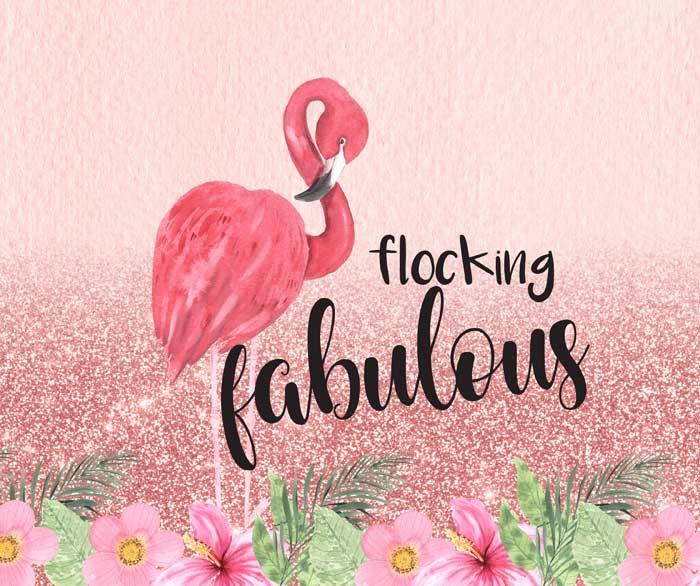 Flocking Fabulous, 20oz. Skinny Straight Tumbler