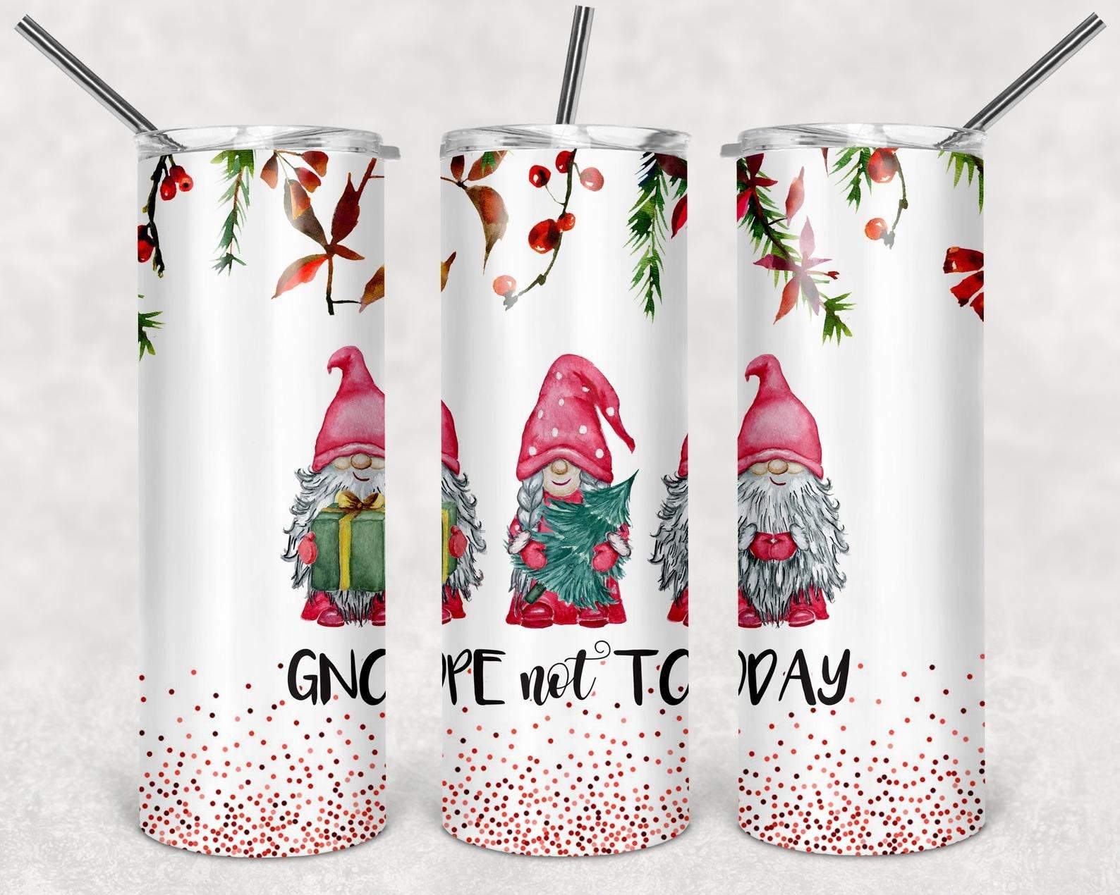 Christmas Be Gone Tumbler 20oz Skinny Straight Tumbler drinkware