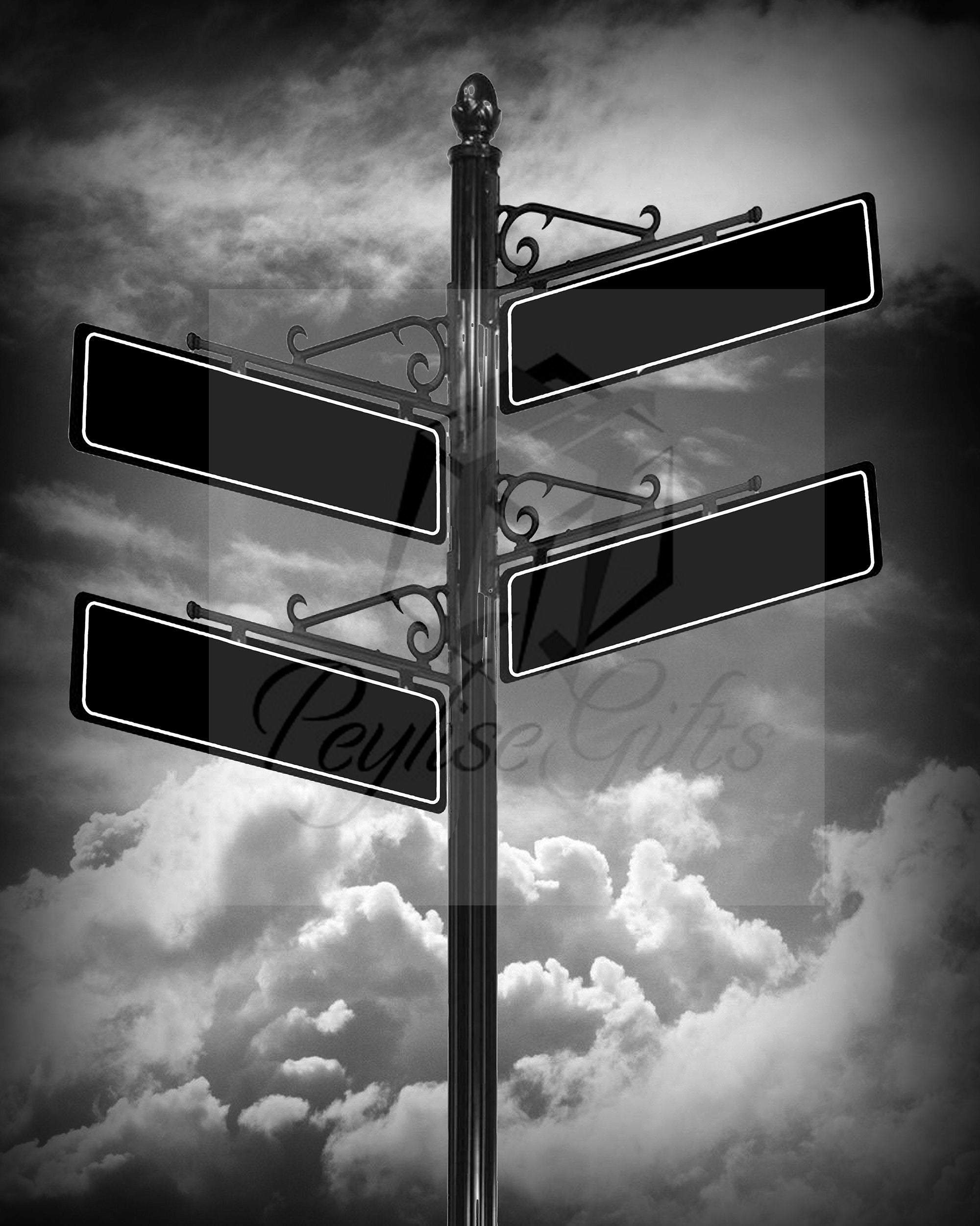 Family of 4 Sign, Custom Gift from Realtor, Street Sign, Road Sign, Family Gift, JPG file