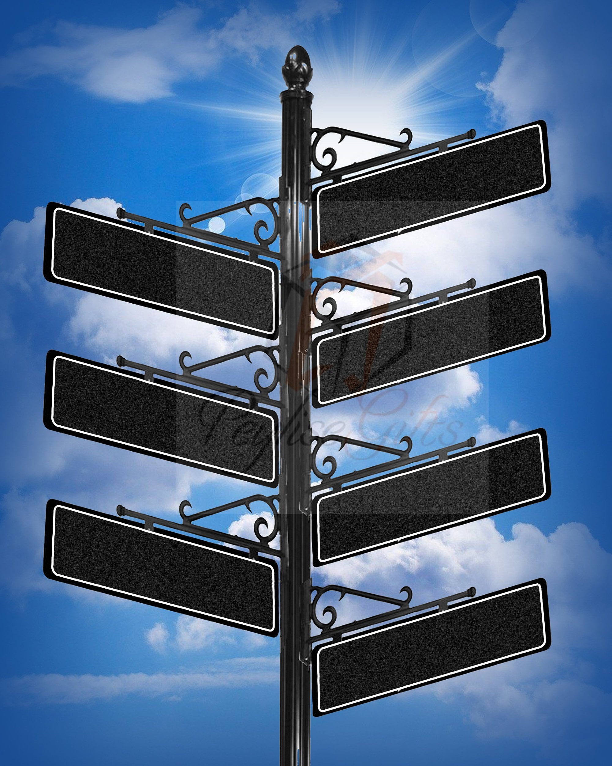 Family of 7 Sign, Custom Gift from Realtor, Street Sign, Road Sign, Family Gift, JPG file