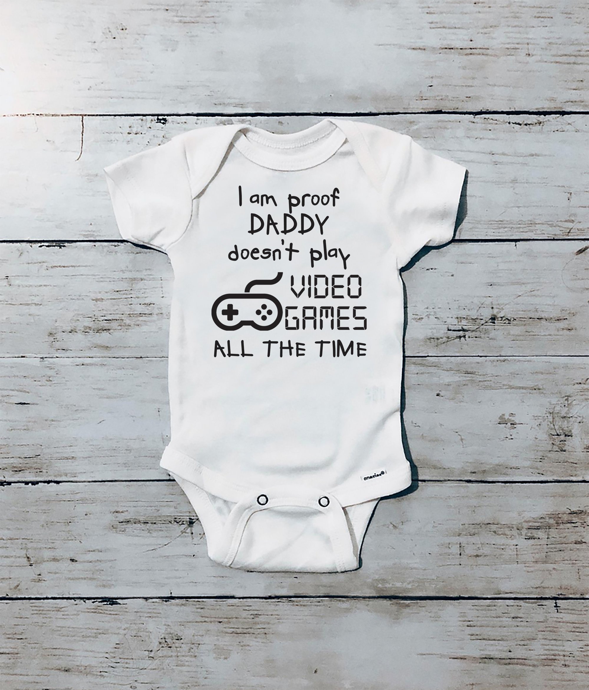 I am proof daddy doesn't play video games all the time | PNG File