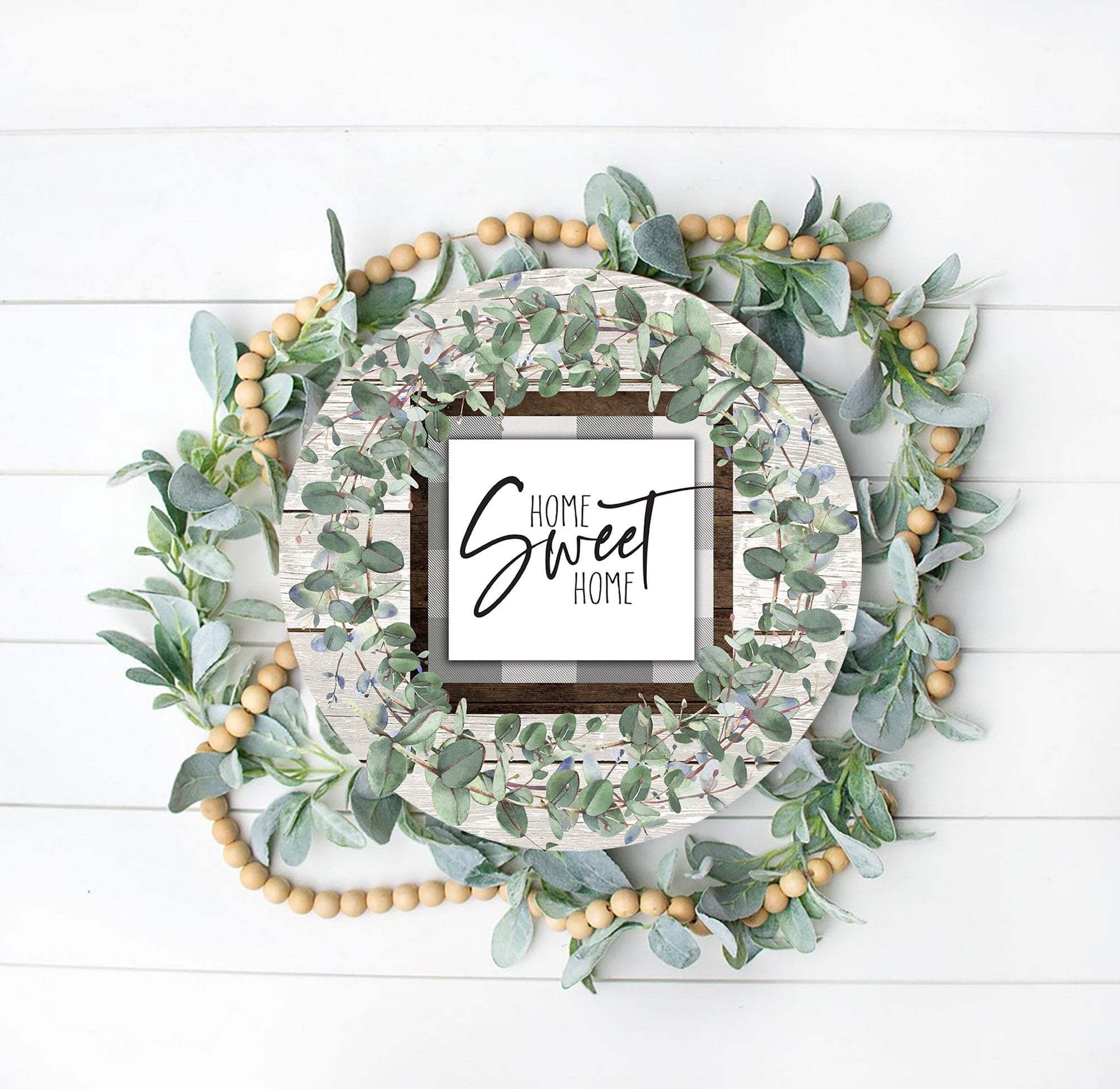 Farmhouse Wall Decor | Home Sign | Home Sweet Home | PNG File