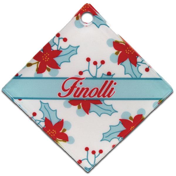 Acrylic Ornament - 2.5" x 2.5" – Diamond Acrylic Ornament - 2.5" x 2.5" – Diamond