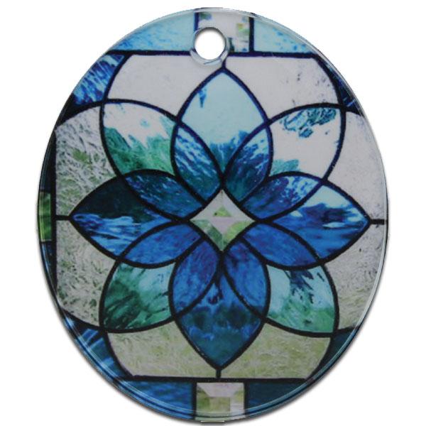 Acrylic Ornament - 3" x 2.25" - Oval Portrait Acrylic Ornament - 3" x 2.25" - Oval Portrait