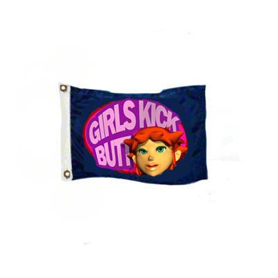 Flag - 11.5" x 15" - Double-Ply w/Pole
