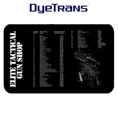 Counter Mat - 14" x 24" x 1.5mm Black Backed