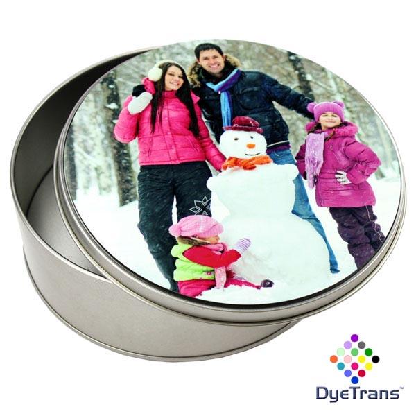 Round Silver Aluminum Tin Round Silver Aluminum Tin
