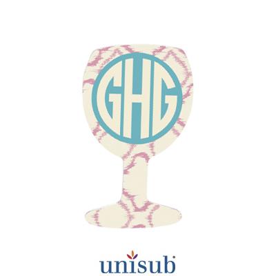 Aluminum Magnet - 1.6" x 2.7" - Wine Glass