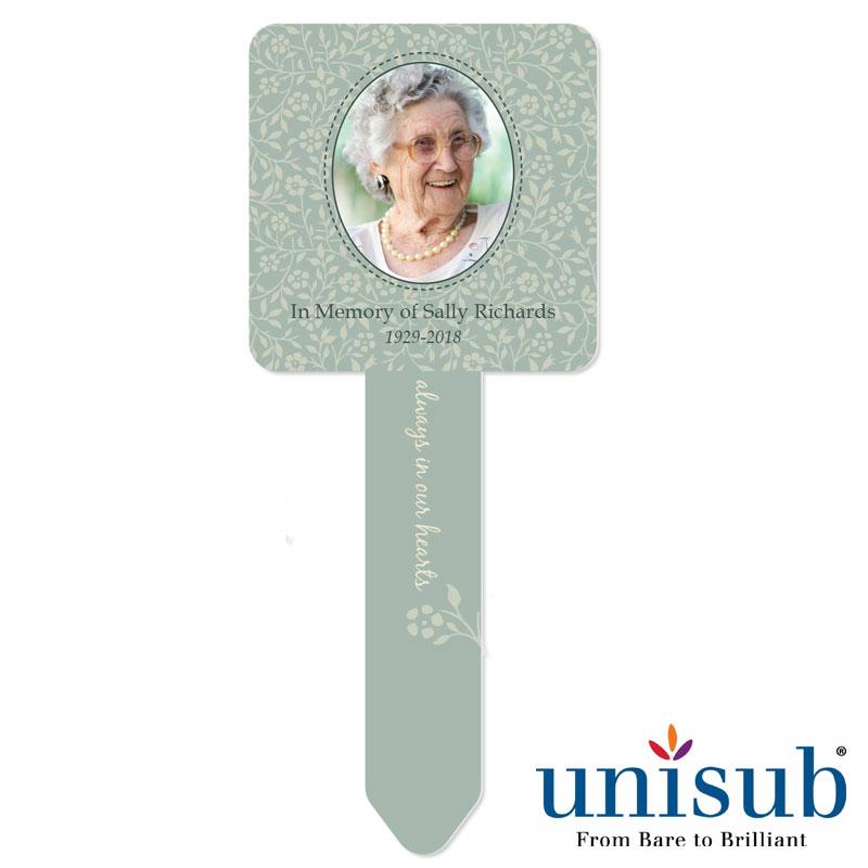 Outdoor Aluminum Garden Stake - 2.75" x 6.9" – Square