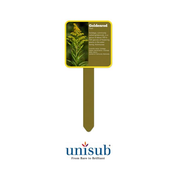 Outdoor Aluminum Garden Stake - 4" x 10" – Square