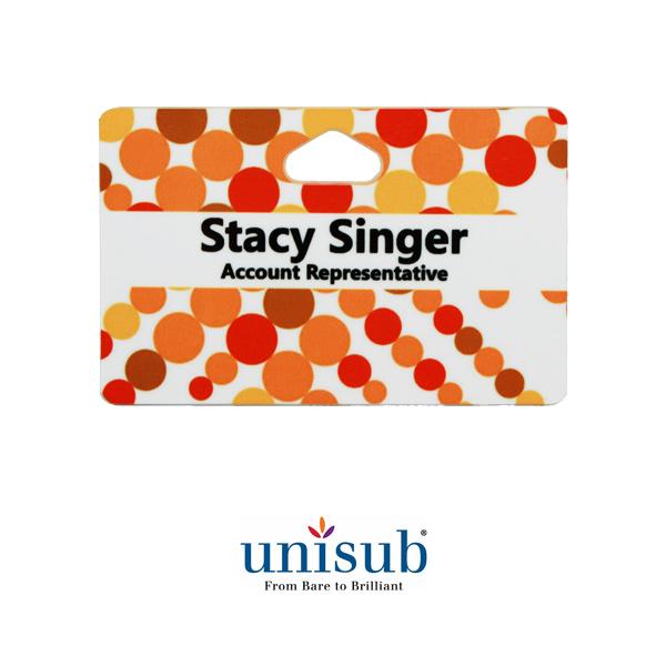 FRP ID Badge - 2.125" x 3.375" - Gloss - Horizontal Orientation