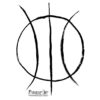 BASKETBALL SYMBOL black