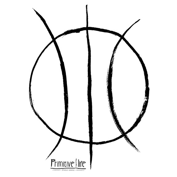 BASKETBALL SYMBOL black