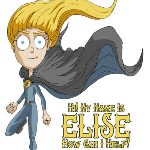 Elise - Superhero - T-shirt